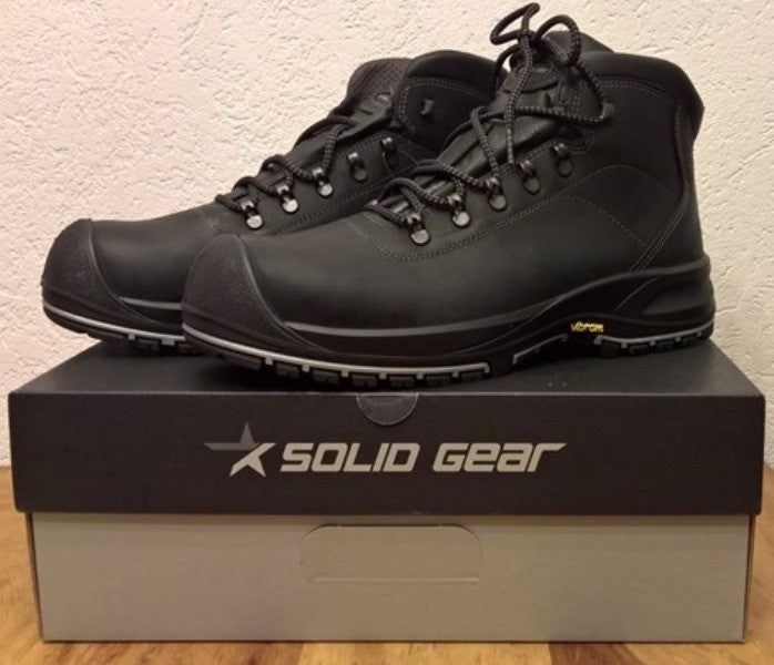 Arbeitssicherheits-Schuh  APOLLO/ SOLID GEAR Leder schwarz  S3 SRC
